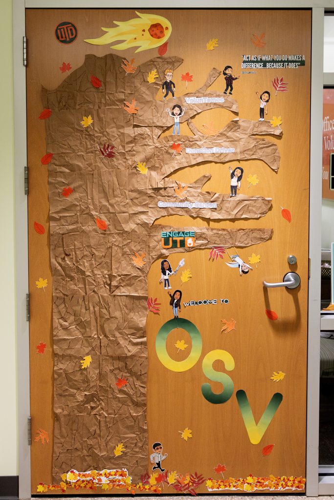 Homecoming Door Decoration: Various OSV initiatives as branches of a large tree - SSA 14.431T